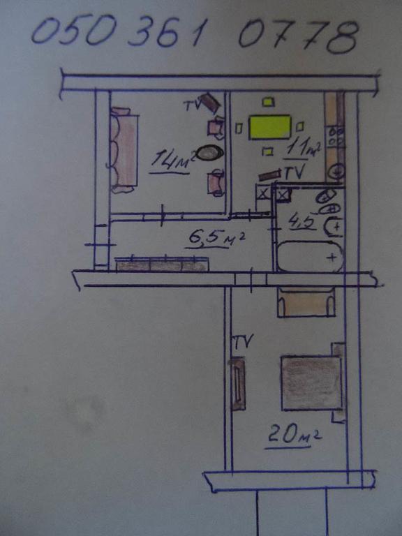 Apartment On Skorykovskyi Lane 4 Dnepropetrovsk Exterior foto